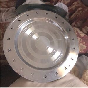 Silver Tin Plate Chargers